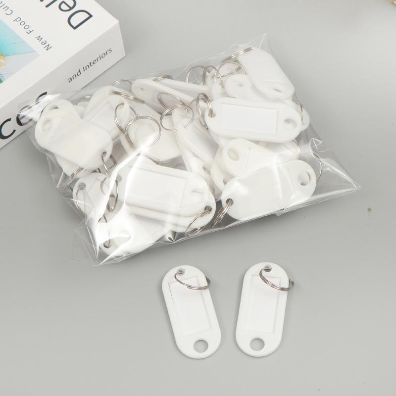 Keychain Labeling Ring: Easily Identify and Organize Keys with Numbered and Labeled Stickers for Quick Access and Classification.