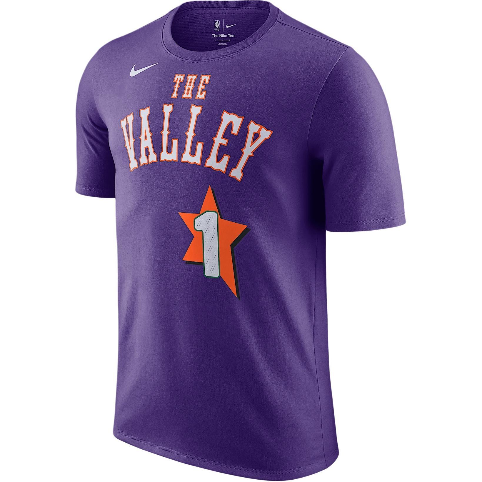 Nike Phoenix Suns Essential City Edition T-shirt Devin Booker Men s HJ2786-504 XL