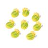 10 Stück/Los Niedliche Gemüse-Früchte Harz-Anhänger Kirsche Orange Erdbeere Halskette Armband Anhänger Für DIY Schmuckherstellung Zubehör