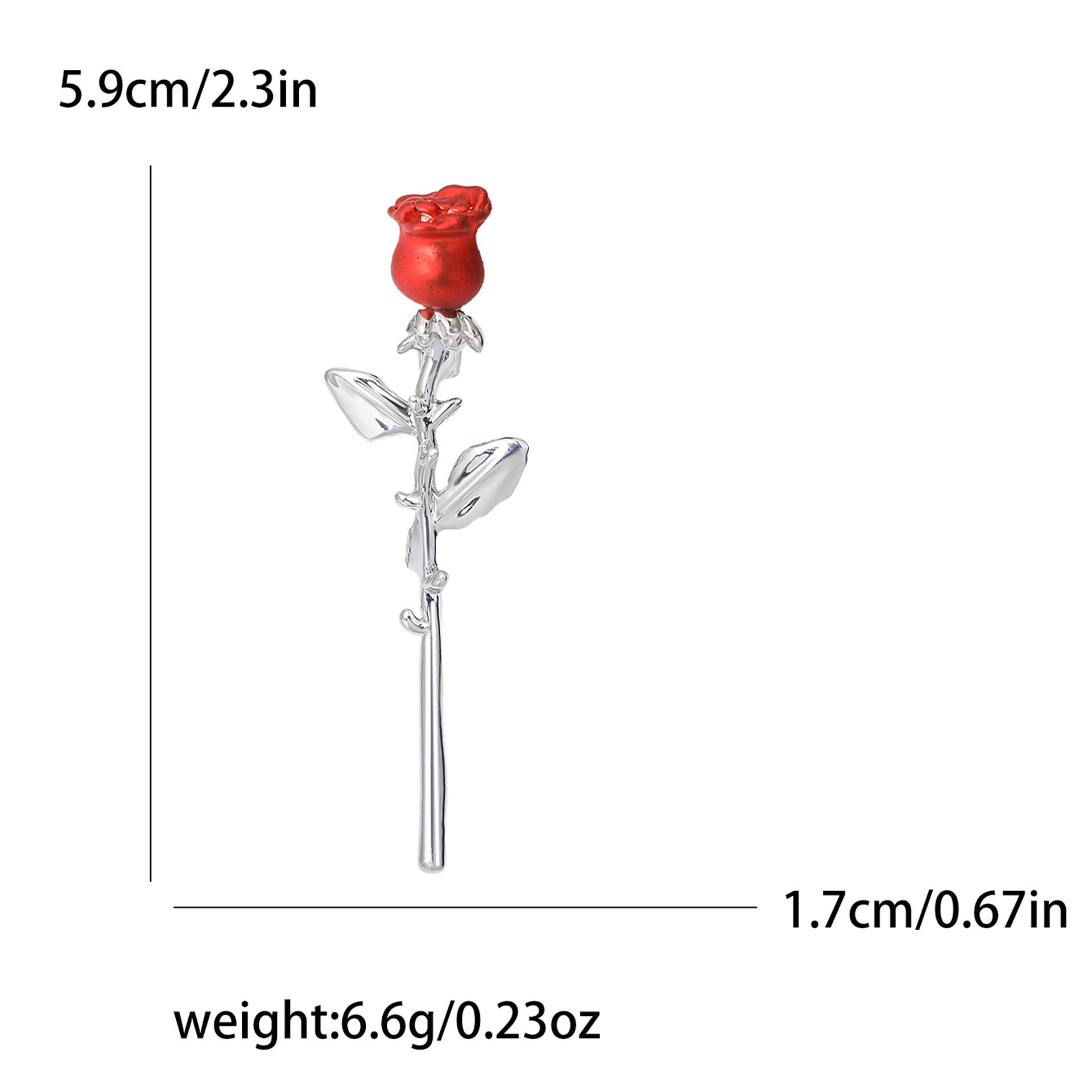 

Простая мода темперамент роза ювелирные изделия тренд брошь женская одежда аксессуары брошь булавка кнопка