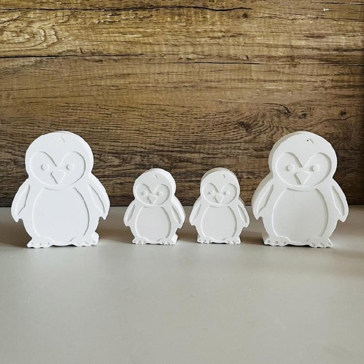 Lovely Designs Sturdy Silicone Mold for Candle and Soap Crafting Portable for Penguins Handmade Gifts and Ornaments