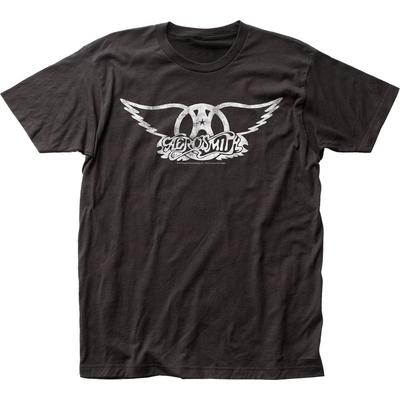 Aerosmith Logo Unisex T-shirt Music Classic Concert Rock N Roll Band Tee New Black Graphic Tee