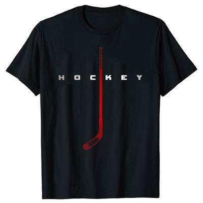 Funny Ice Hockey Player Retro Goalkeeper ONeck Cotton T Shirt Men Casual Short Sleeve Tees Tops Harajuku Streetwear Tshirt