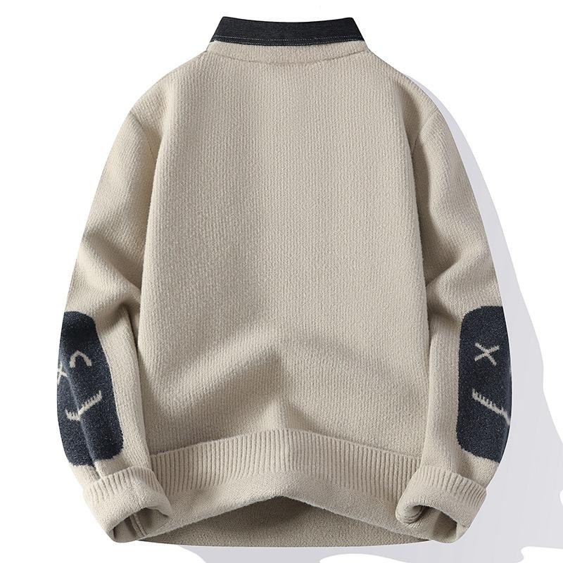 Hot Selling Explosive Autumn and Winter New Casual Semi-Turtleneck Bottom Knitted Sweater Sweater Thread Jacket