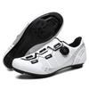 New cycling shoes with locks Double buckle lock shoes Men's and women's road cycling power shoes Hard sole Mountain cycling Rubber sole