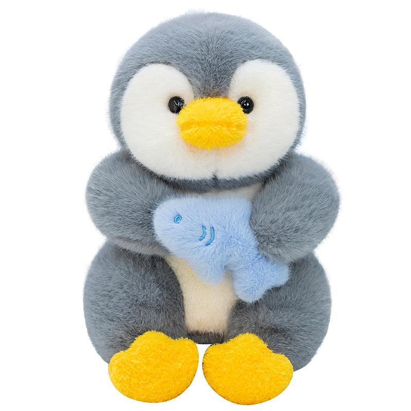 Soft and Cute Fish Penguin Baby Plush Toy Aquarium Souvenir Children Polar Bear Pillow Doll Machine
