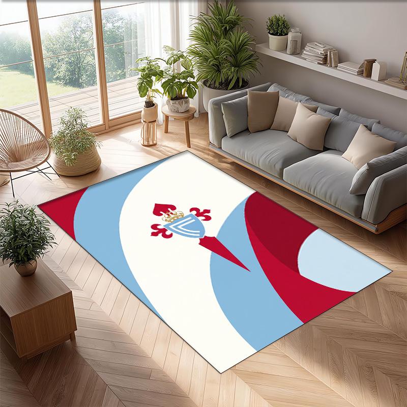 Celta Vigo FC Soccer Football Pattern Soft Area Rug Non Slip Indoor Floor Carpet Sports Decor Mat for Bedroom