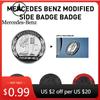 Car Sticker For Benz 45/65MM Metal Car Body Side Windows Door Rear Pillar Decorative Sticker for Mercedes Benz Amg W204 W205 W21