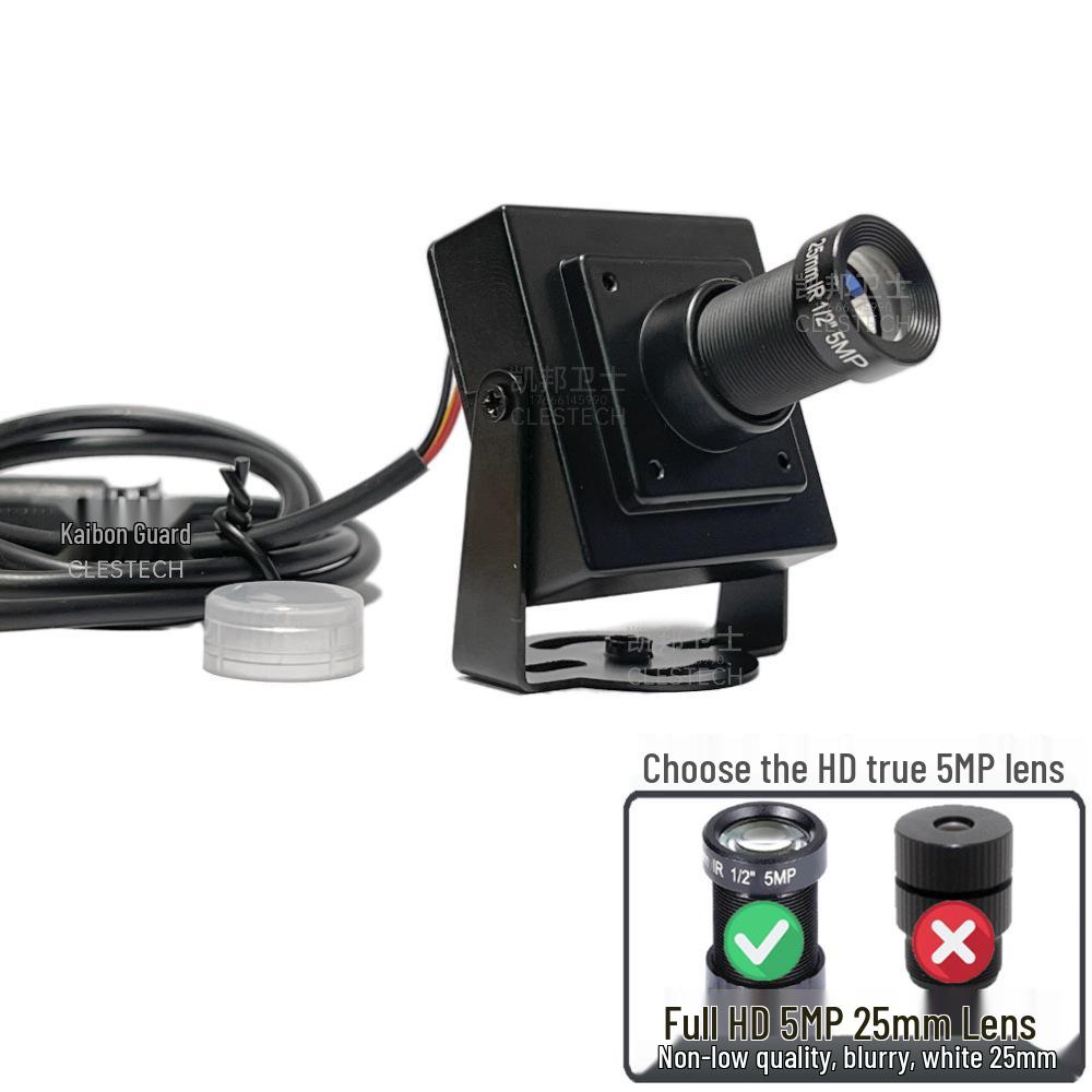 25MM Ultra-Narrow FOV Russian HD Analog 1200TVL RHD Overtaking Camera with BNCAV Connection