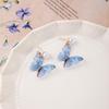 Dreamy Forest Butterfly Pearl Stud Earrings – Elegant, Retro, and Sweet for Women