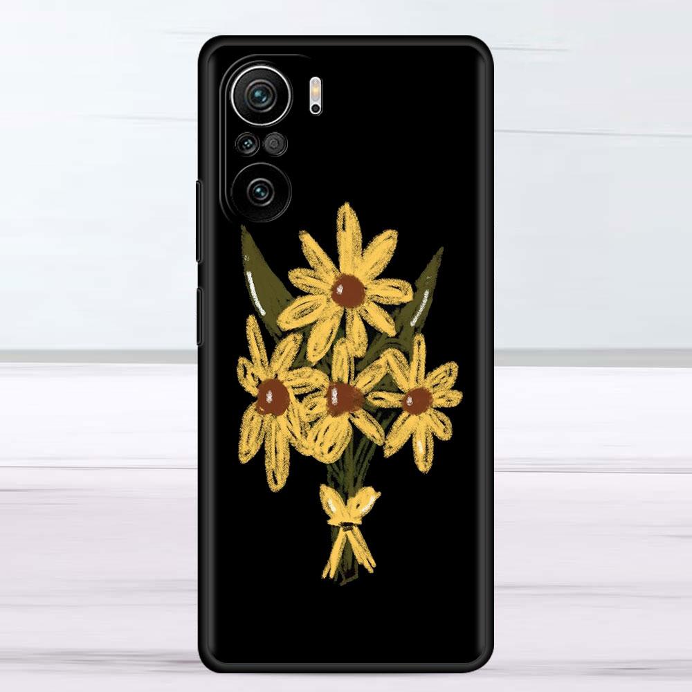 

Чехол для Xiaomi Redmi Note 11 9S 10 9 8 7 9A 9C 9i K40 8T 10C 9T K50 силиконовый чехол для телефона Flower Redmi K50 Gaming