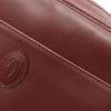 Used CARTIER Must Line Business Bag Clutch Bag Leather Bordeaux Used Women