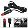 2m 18AWG Car Fridge Cigarette Cable Cooler Charging Replacement Line 12A 12V For Car Refrigerator Warmer Extension Power Ca Z0M4