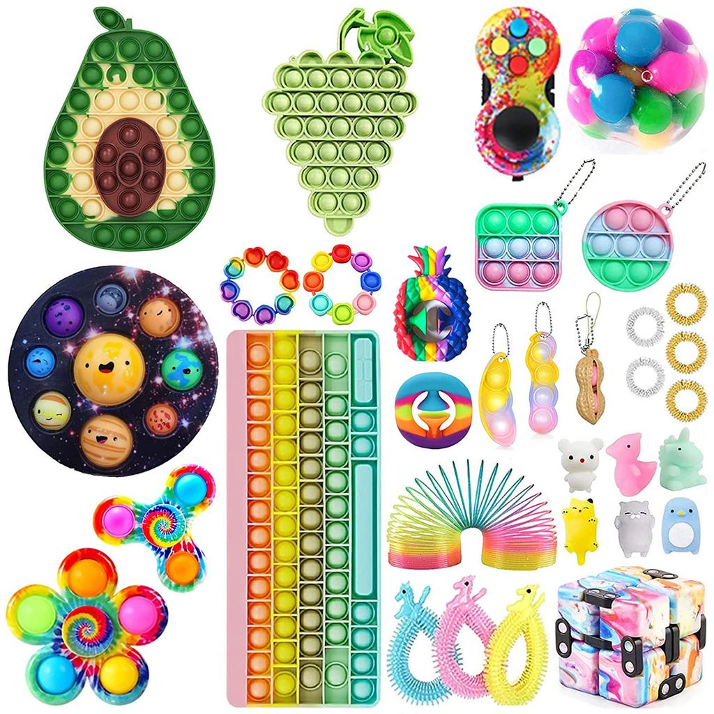 Toy 33-piece Set Of Decompression Sensory Toys For Children Or Adults