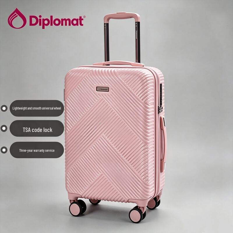 Чемодан Diplomat DS-1302-1 для ручной клади, 20 дюймов, Business & Casual