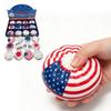 Independence Day Decompression Baozi , Pinch Music Gift Box Creative Simulation Venting Baozi Decompression Toy 12pcs