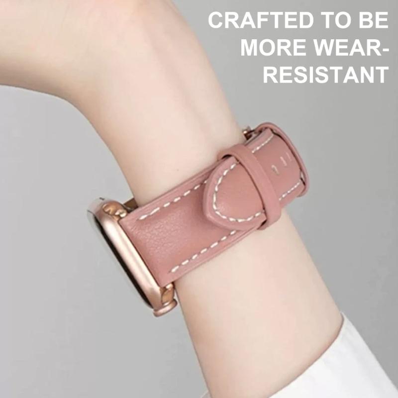 Classical Leather Watch Band 20mm Upgrades  Bracelet Watch Strap for Professional & Casual Wear for  Watch Fit3