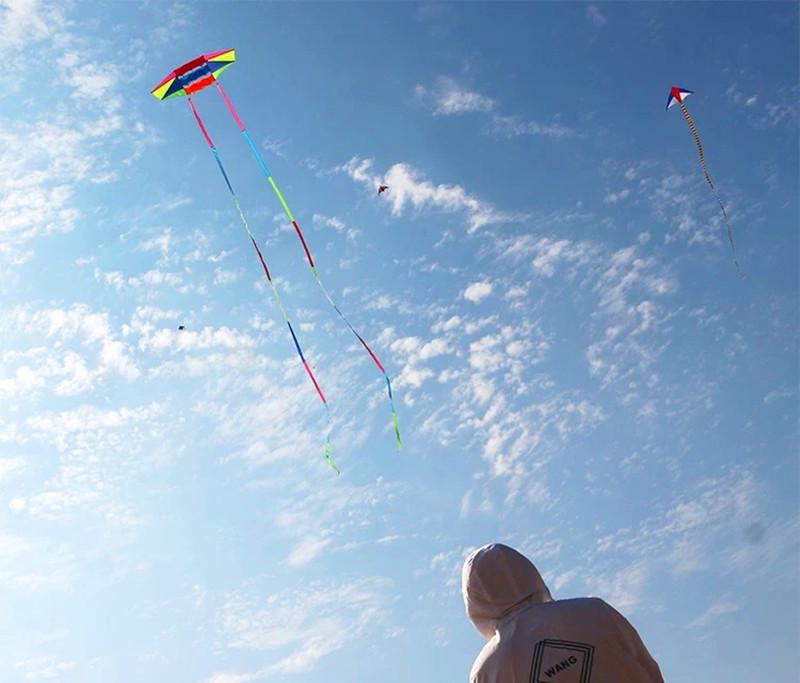 Weifang Easy-Fly Rainbow Glider: Large Adult Triangle Kite