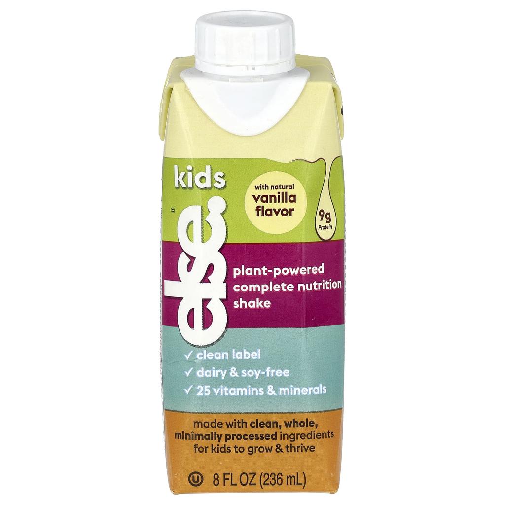 Kids, Plant-Based Powder Complete Nutritional Shake, Vanilla, 4 Pack, 256 Ml (8 Fl Oz) Each