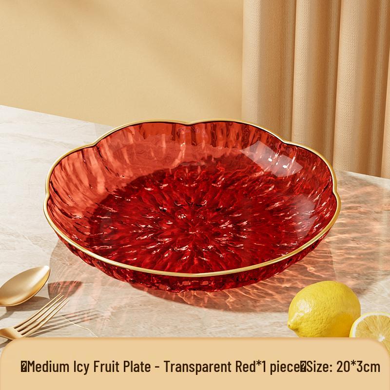 Modern Luxury Fruit and Snack Display Plate for Living Room