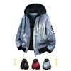 ACU Men's Winter Liquid Metal Fabric Two-Piece Look Casual Cotton Bread Jacket