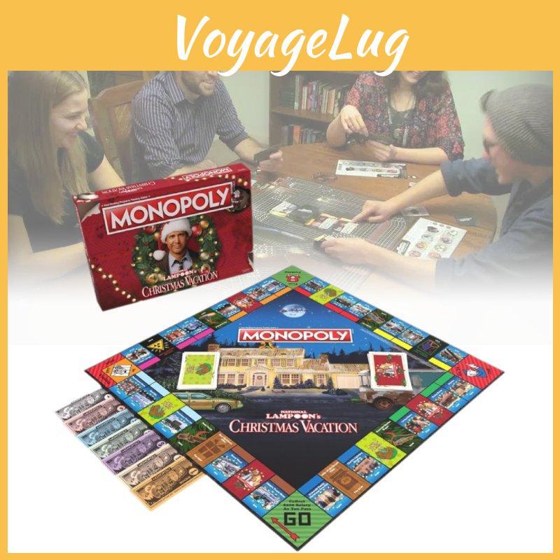 Modern Art Monopoly National Lampoons Christmas Vacation Colorful Board Game