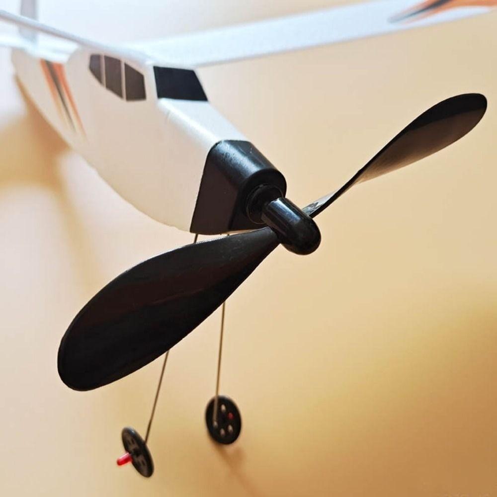 3 Styles Rubber Band Powered Helicopter Popular DIY Assemble Airplanes Toy for Kids Outdoor