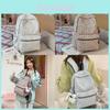 Nylon Leopard Print Backpack For Women With Padded Straps Perfect For Casual Travel