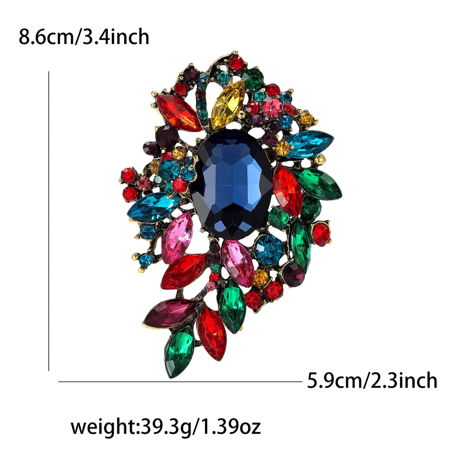 

Элегантная брошь из сплава со стразами - Универсальная модная булавка для женщин