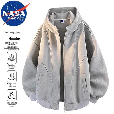 Męska bluza z kapturem zapinana na zamek NASA MARVEL
