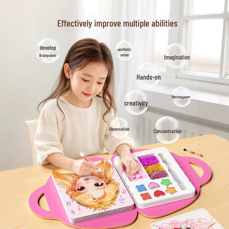 Children's Princess Makeup Bag Quiet Book Toy