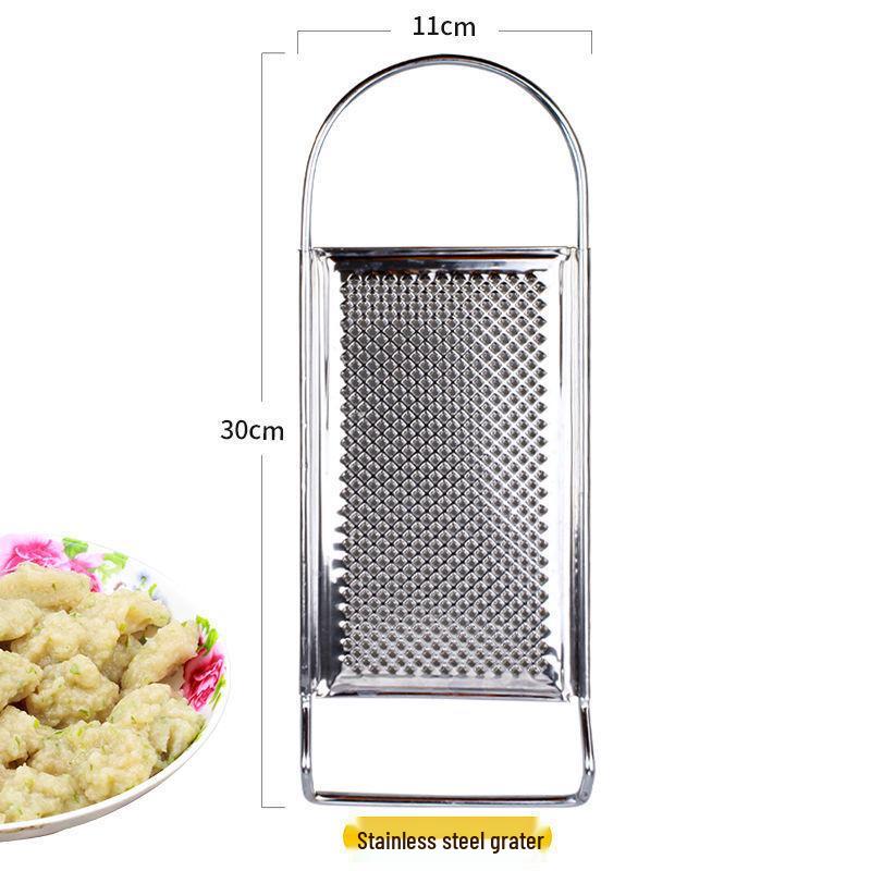 Stainless Steel Grater for Ginger, Potato, Fruit Puree, Baby Food, and Household Use