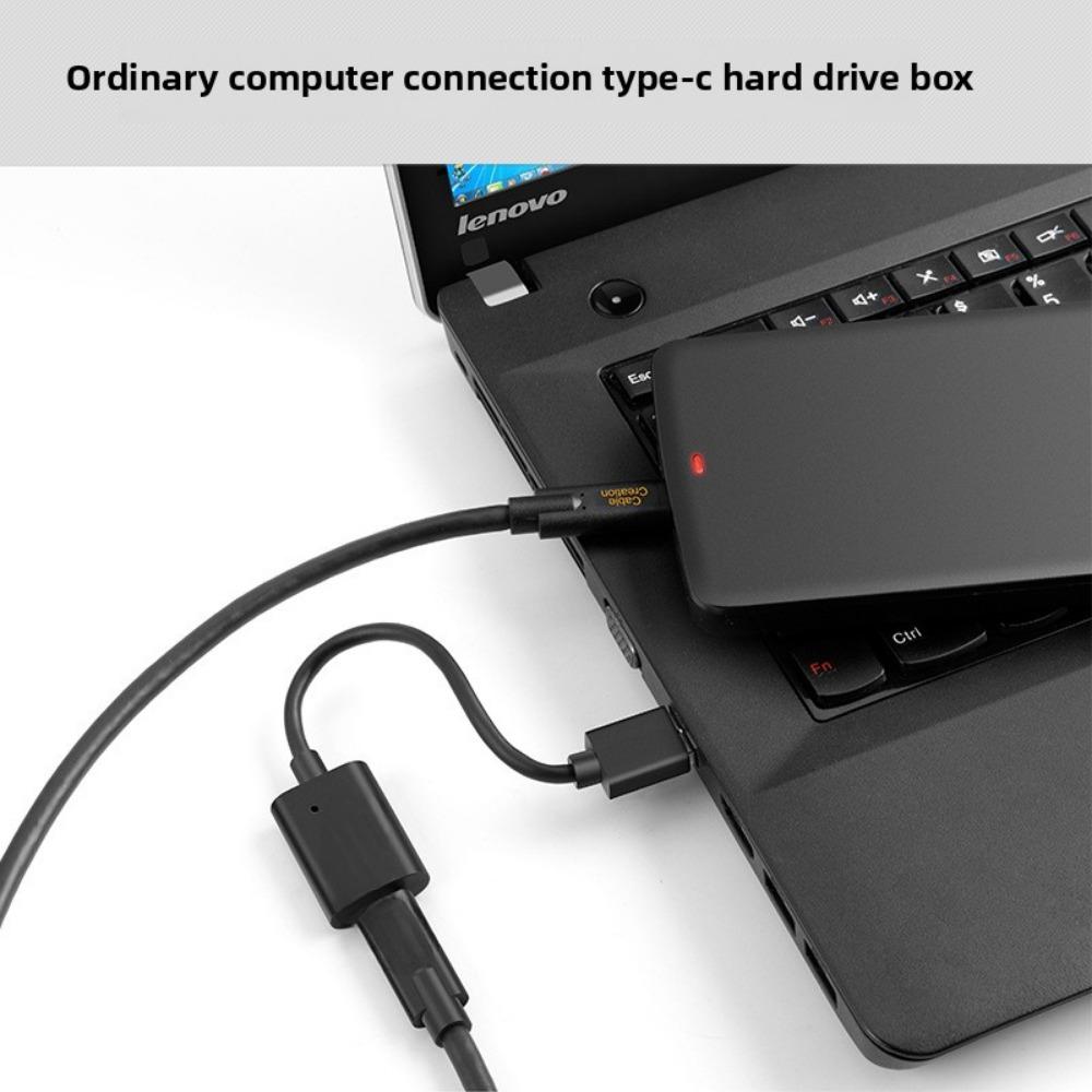 USB 3.0 Male To Type C Female Adapter with Chip for Xiaomi Huawei Phone Hard Drive Connect To Computer Dual Sided