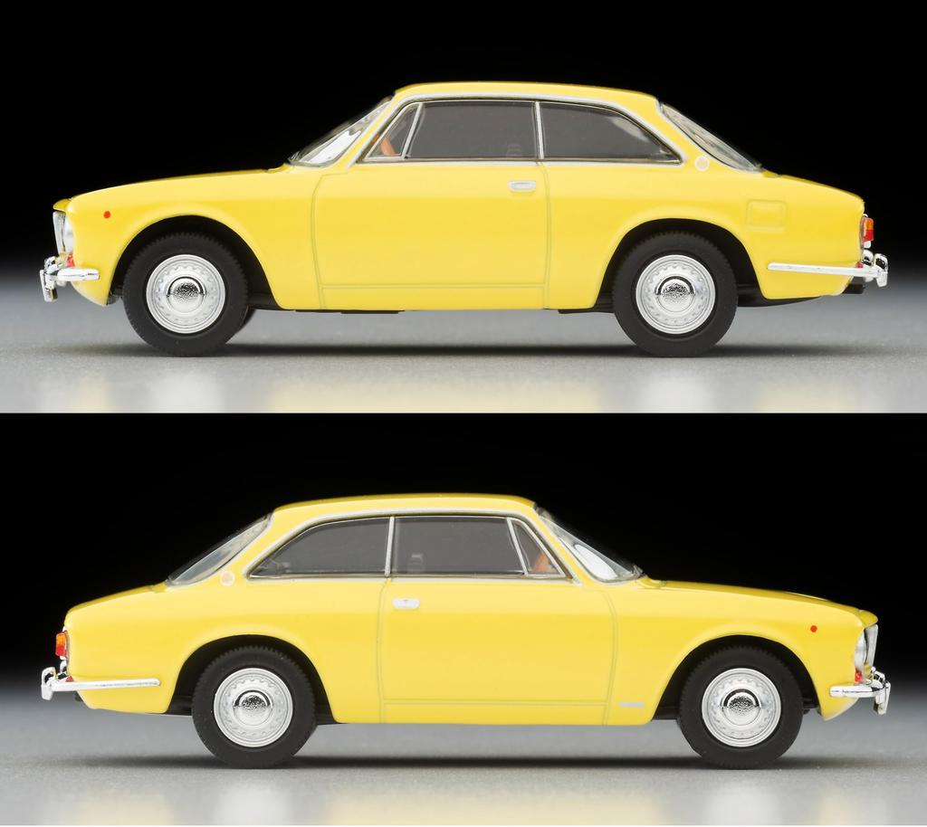 TOMYTEC Tomica Limited Vintage LV-155c Alfa Romeo 1750GTV (Yellow) Completed Model