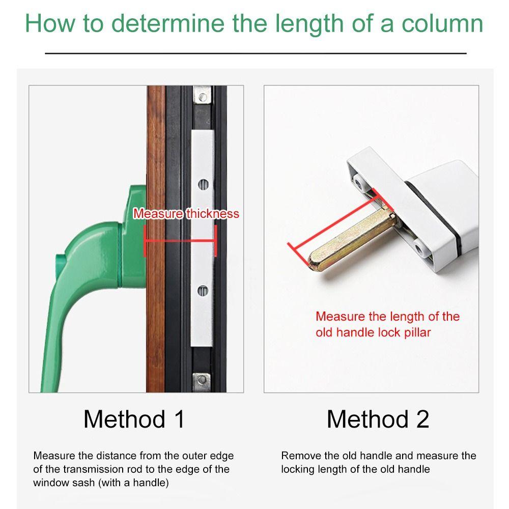 Spindle Universal Locking Double Glazing Door Handles Window Handle Latch Locks
