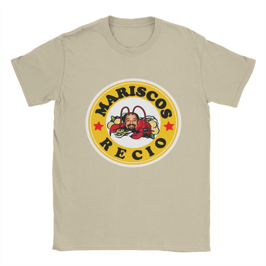 Harajuku TShirt Summer Antonio Mariscos Recio Novelty T Shirts  Pure Cotton Tshirt for Men Retro Cheap Print Short Sleeve Tops