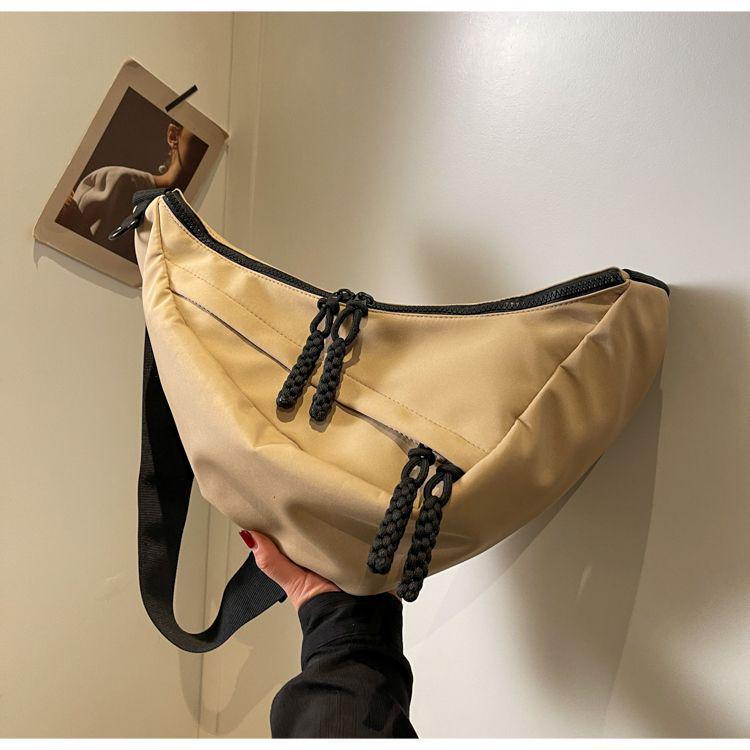 

Korean-Style Versatile Dumpling Crossbody and Backpack: High-End Fashion, Large Capacity хаки