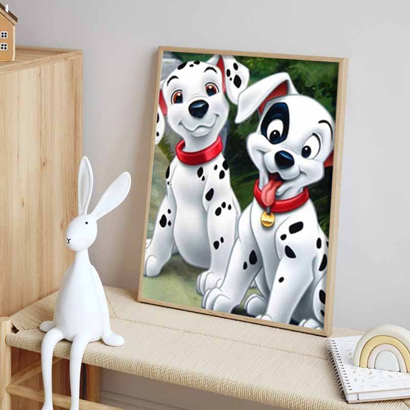Disney Diamond Painting Loyal Dogs Two Dalmatians Art Illustration DIY 5D Mosaic Embroidery Hobby Gift Home Decor