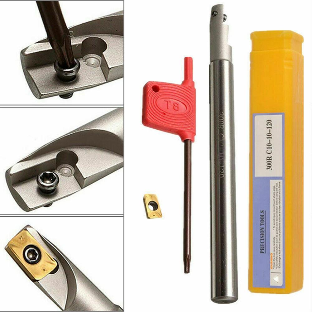 Lathe Turning Tolo BAP300R C10-10×120-1T Boring Bar +APMT1135PDER Insert +Wrench