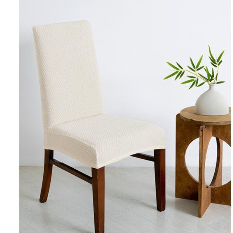 Thickened Waterproof Slanted Chair Cover Universal Home Dining Chair Cover Elastic One-piece Dining Table Chair Cover Backrest Cushion