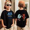 67 T-shirt Girocollo Manica Corta con Stampa Brainrot Divertente Maglietta Meme per Ragazzi Ragazze Bambini Sei Sette Divertenti Bambini Y2k Magliette Top