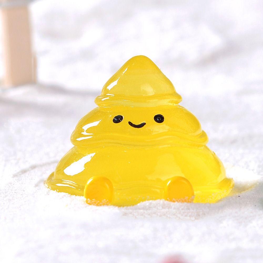 

Рождественская елка Светящаяся елка Рождественское украшение Фигурка для ландшафта рождественской елки Рождественский подарок жёлтый