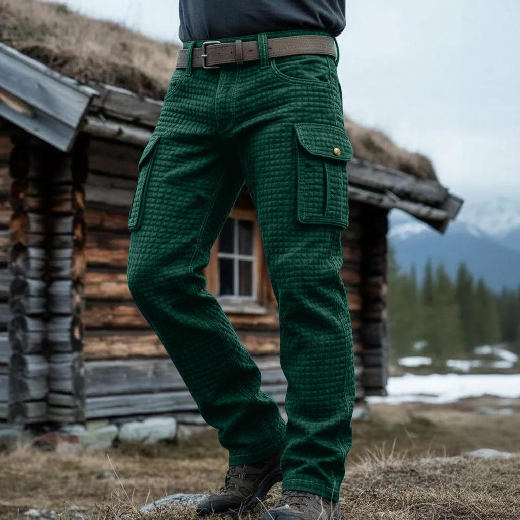 Men's Multi-Pocket Work Pants Men's Casual Fashion Work Pants