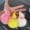 Imitation Rex Rabbit Hair Cute Sleeping Cute Baby Baby Keychain Hairy Ball Pendant Women'S Bag Pendant Plush Keychain