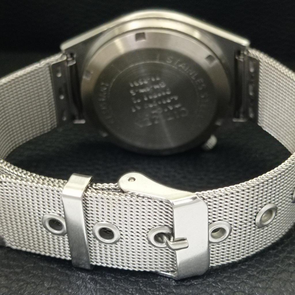 VINTAGE CITIZEN AUTOMATIC 8200 JAPAN MENS WHITE COLOR DIAL WATCH a702751-1 R210-a702751