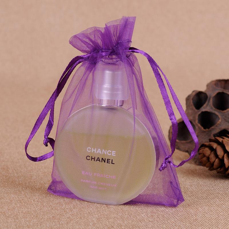 100PCS Various colors and sizes Organza Drawstring Bag Jewelry Packaging Bags Wedding Gift Storage Drawstring Pouches