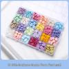 Sunflower Sealing Wax Granules In Transparent Box - Grid-Style Set with 10/15/24 Colors for Stamps