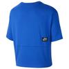 Nike Loose Letter Print Round Neck Short Sleeve T-Shirt Women Tops Blue CJ2040-480