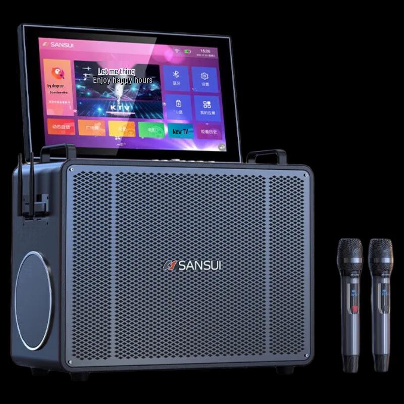 SANSUI C9 All-in-One Portable KTV Speaker System