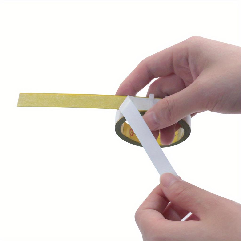 Steel Adhesive Tape Measure, Imperial and Metric Scale Ruler Sticker, Left To Right Reading Self-Adhesive Measuring Tape